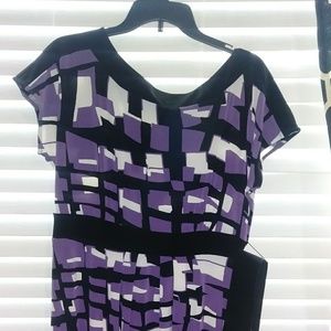 Ladies dress with belt